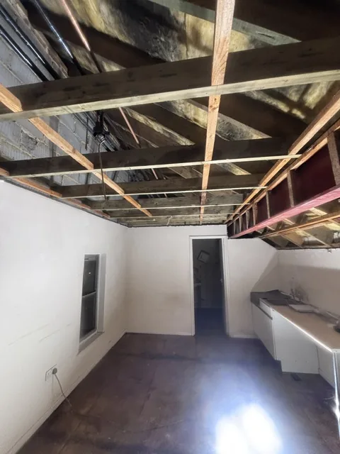 Controlled artex plasterboard strip-out in Penge
